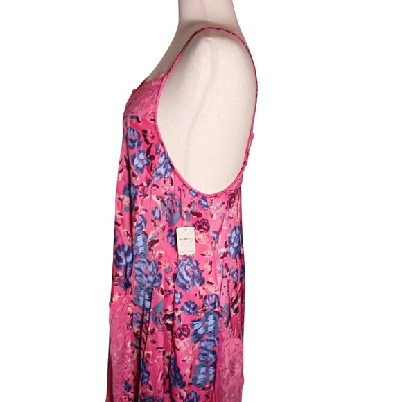 NEW Intimately FP First Date Print Sleeveless‎ Maxi Dress in Sweet Pink Combo, M - Picture 9 of 16